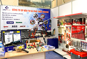 ảnh gian hàng unitools tại triển lãm