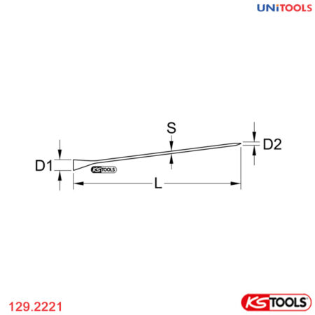 Xà cầy 400 mm KS Tools model 129.2221-1