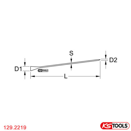 Xà cầy 600 mm KS Tools model 129.2219-1
