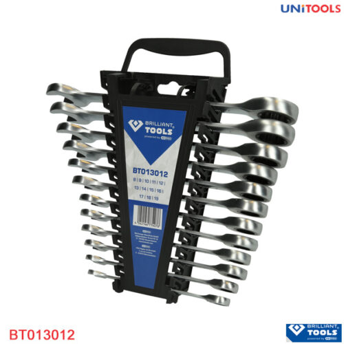 Bộ cờ lê vòng miệng Rachet Brilliant-Tools BT013012-1