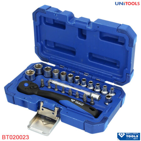 Bộ khẩu tay vặn Brilliant-Tools 1/4 inch BT020023-1