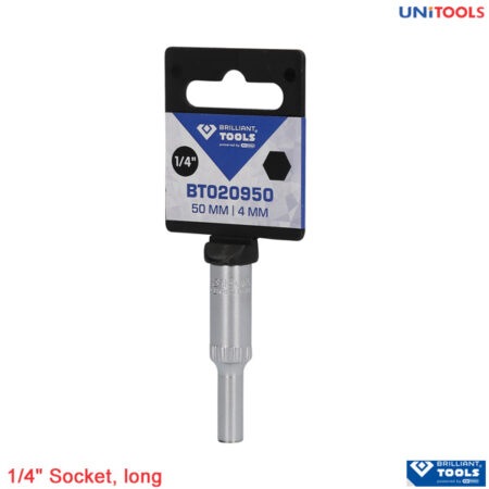 Đầu khẩu 1/4'' Brilliant-Tools Series long BT02095X-2