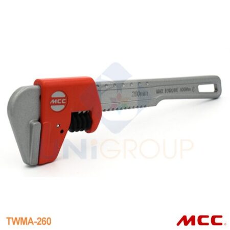 Mỏ lết nhôm không răng kẹp phôi mềm MCC TWMA-260-1