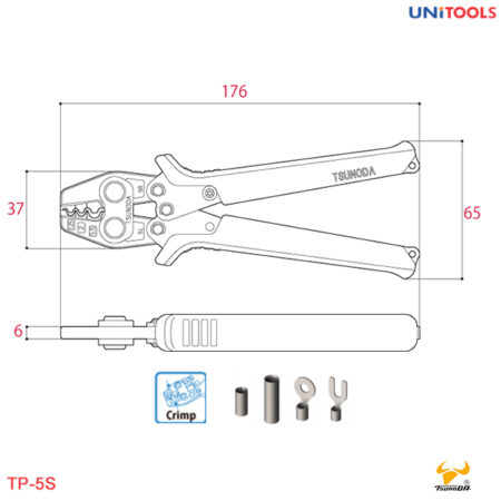 kìm bấm ép cos tsunoda tp-5s (2)