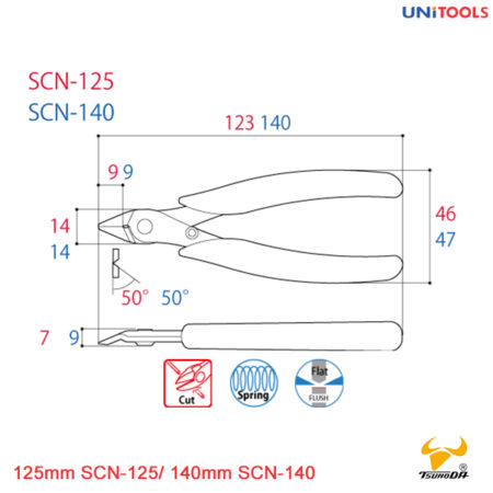 kìm cắt không gỉ SCN-125 (2)