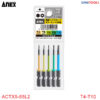 Bộ mũi vít hoa thị T4-T10 Anextool ACTX5-65L2