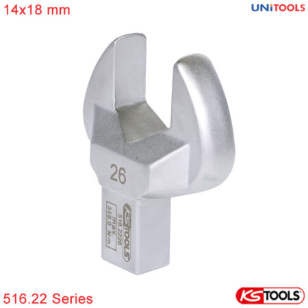 đầu rời cờ lê lực miệng hở 14x18mm 516.22 series