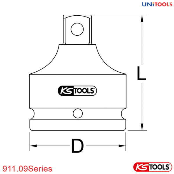 thông số Khẩu bit lục giác 1/2 inch KS Tools 911.09 Series