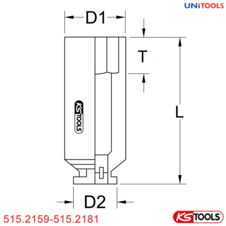 thông số khẩu đen CrMo KS Tools 515.2 Series