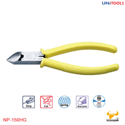 Kìm cắt chéo có 2 lỗ tuốt dây NP-150HG Tsunoda (1)