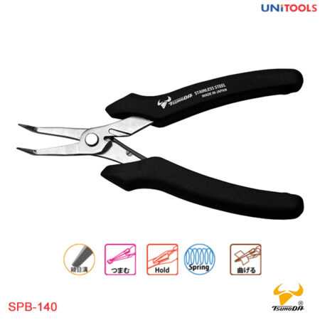 Kìm nhọn mũi cong 45 độ SPB-140 (1)