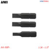 mũi vít đầu dẹt ngắn ak-50P- series Anextool