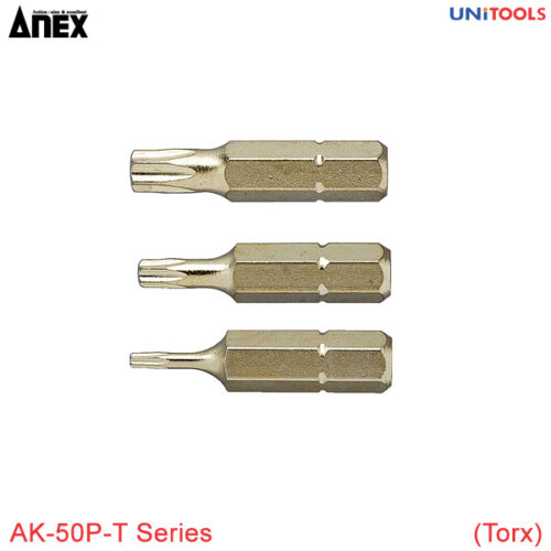 mũi vặn vít ngắn hoa thị ak-50p-t series anextool