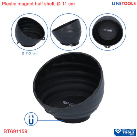 Bát bán cầu nam châm đựng ốc vít (1)