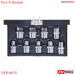 bộ tuýp đầu sao 5 cạnh torx e ks tools 918.4410