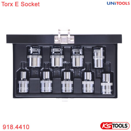 bộ tuýp đầu sao 5 cạnh torx e ks tools 918.4410