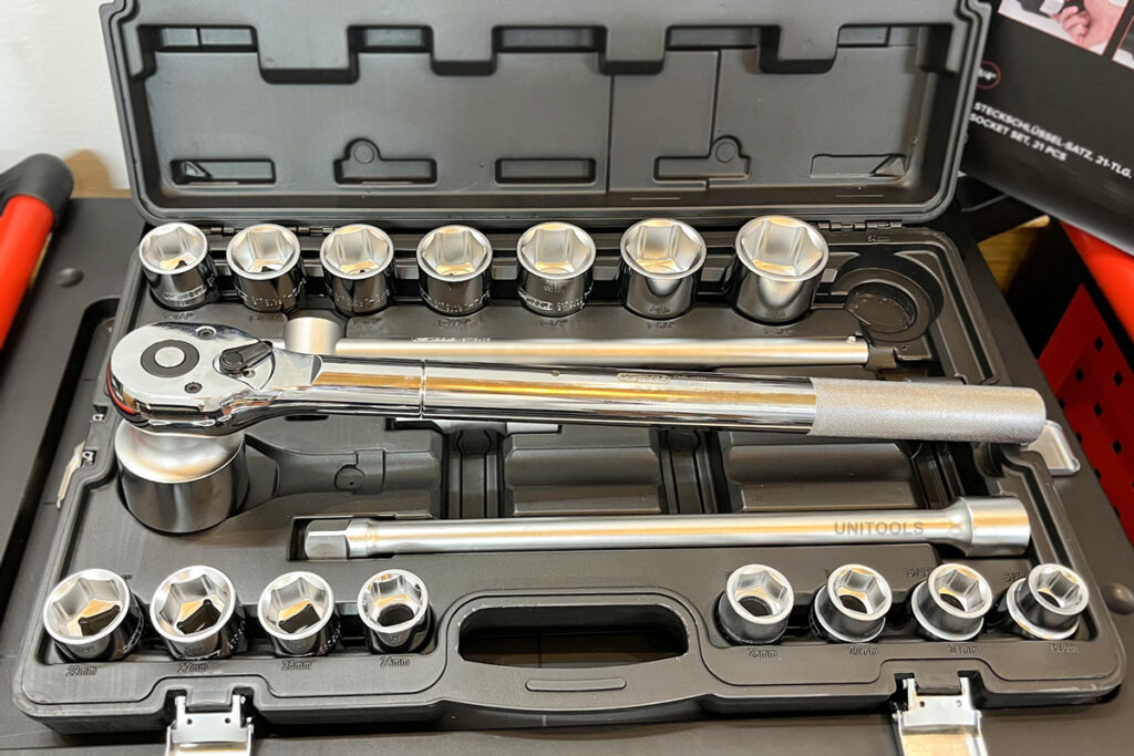 Bộ tuýp hệ inch đầu 3/4 KS Tools 911.0752, hệ inch 21 món