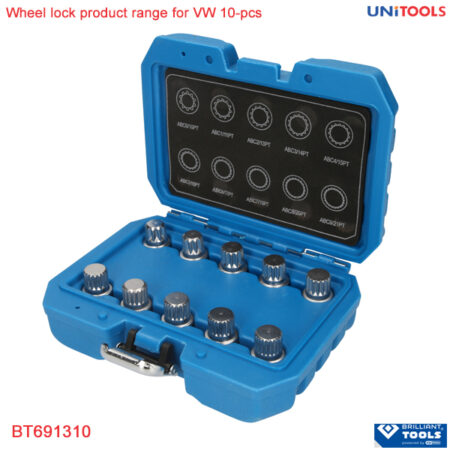 Bộ socket tháo bulong khóa bánh xe VW 10 chi tiết Brilliant tools (2)