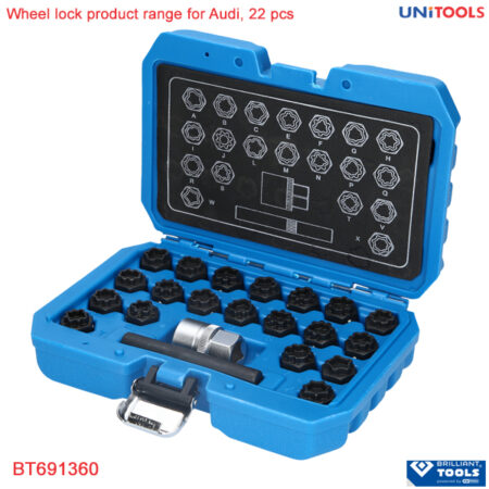 Bộ socket tháo ốc khóa bánh xe Audi 22 chi tiết (2)