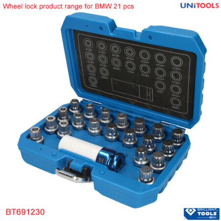 Bộ socket tháo ốc khóa bánh xe BMW 21 chi tiết Brilliant tools (2)