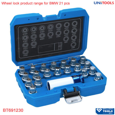 Bộ socket tháo ốc khóa bánh xe BMW 21 chi tiết Brilliant tools (3)