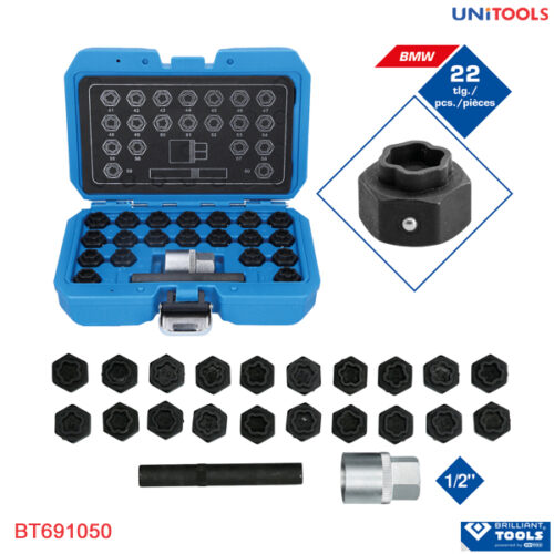 Bộ socket tháo ốc khóa bánh xe BMW Brilliant tools (1)