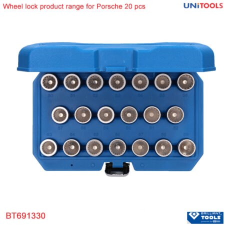 Bộ socket tháo ốc khóa bánh xe Porsche 20 chi tiết Brilliant tools (3)