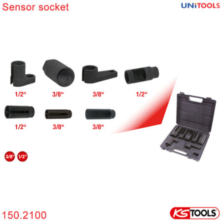 chi tiết bộ tháo cảm biến cho xe hơi 7 món kstools 150.2100