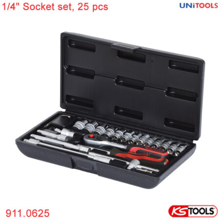bộ tuýp socket đa năng 1/4 inch 25 món 911.0625 ks tools (1)