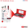 bộ tuýp socket 1/4 inch, 30 món 917.4030 KS Tools chi tiết
