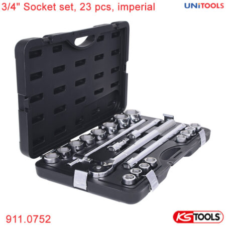 bộ tuýp 3/4 inch KS Tools 911.0752, hệ inch (1)
