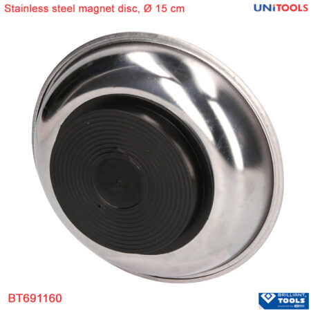 đĩa nam châm bằng thép không gỉ đựng bu long đai ốc (2)