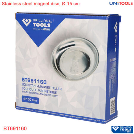 đĩa nam châm bằng thép không gỉ đựng bu long đai ốc (3)