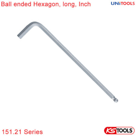 lục giác đầu bi hệ inch KS Tools 151.21 Series