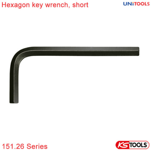 chìa vặn lục giác ngắn KS Tools 0.7-36 mm 151.26 series