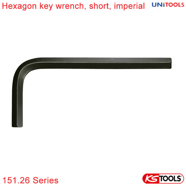 chìa vặn lục giác ngắn KS Tools 0.7-36 mm 151.26 series hệ inch