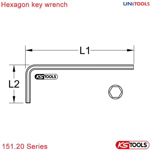 thông số lục giác KS Tools 151.20 Series 1.3-22 mm