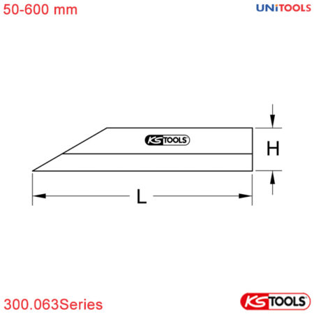 thông số dao rà mặt phẳng KS Tools 300.063 Series 50-600 mm