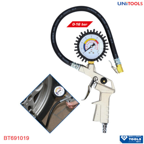 Bộ vòi bơm lốp ô tô BT691019 Brilliant Tools (1)