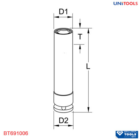 Socket 1/2  inch 17mm chuyên dụng cho bánh xe ô tô (2)