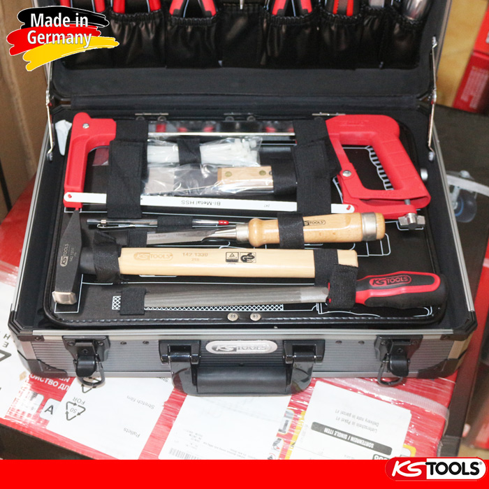 Bộ đồ nghề chuyên dụng đa năng 4 ngăn KS Tools 911.0649-3