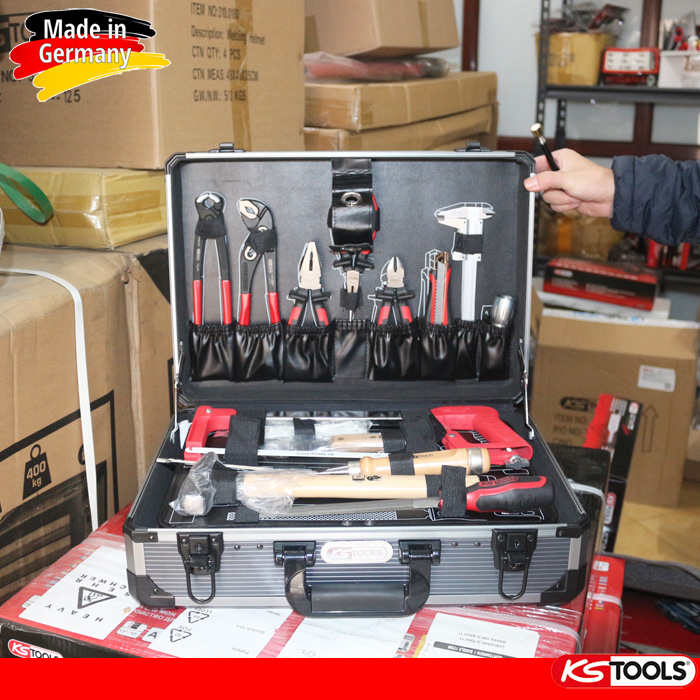 Bộ đồ nghề chuyên dụng đa năng 4 ngăn KS Tools 911.0649