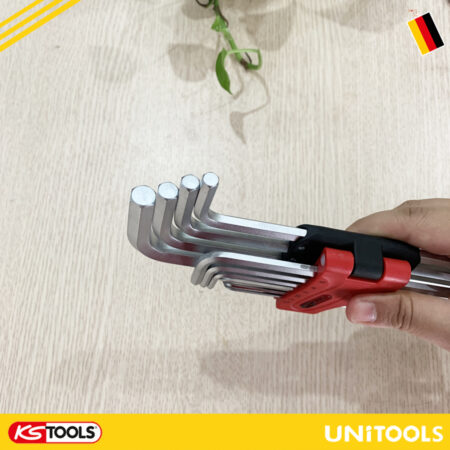 Bộ chìa lục giác cây dài 10 pcs KS Tools 151.5040-1