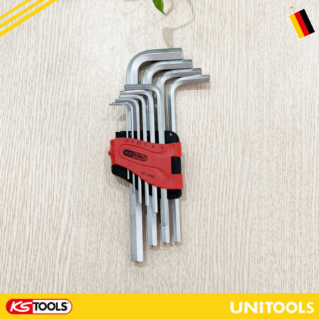 Bộ chìa lục giác cây dài 10 pcs KS Tools 151.5040-2