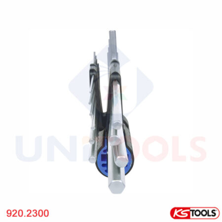 Bộ chìa lục giác dài 3in1 920.2300 KS Tools 10 cây-1