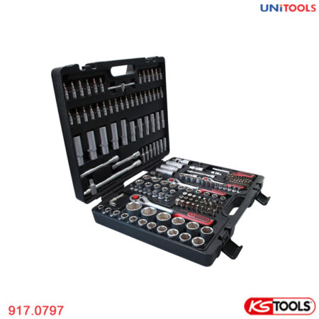 Bộ khẩu tay vặn tổng hợp 179 chi tiết KS Tools 917.0779-1
