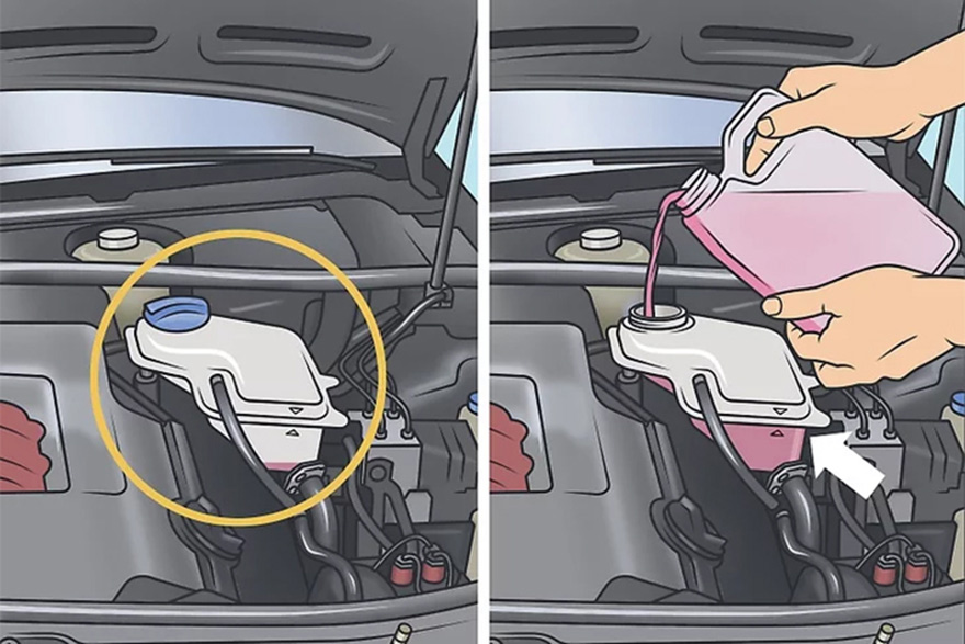 Cách thay nước làm mát trên xe ô tô