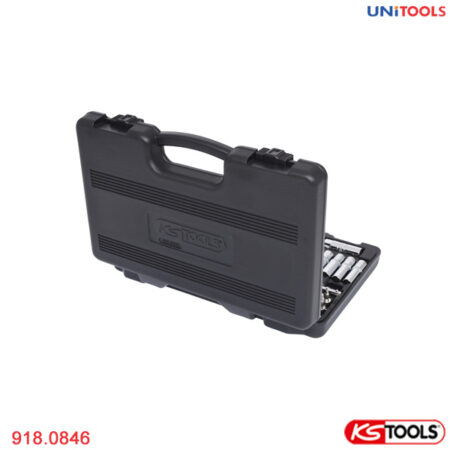 CHROMEplus Bộ khẩu tay vặn 46 pcs 3/8 inch KS Tools 918.0846-1