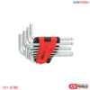 Bộ lục giác đầu bi 10 cây ngắn KS Tools 151.4780