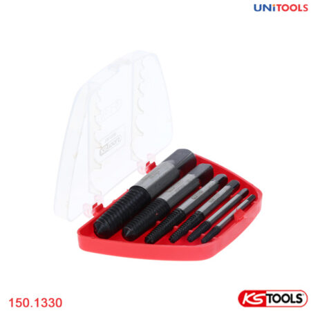 Bộ nhổ bulong gãy 6 chiếc KS Tools 150.1330-1